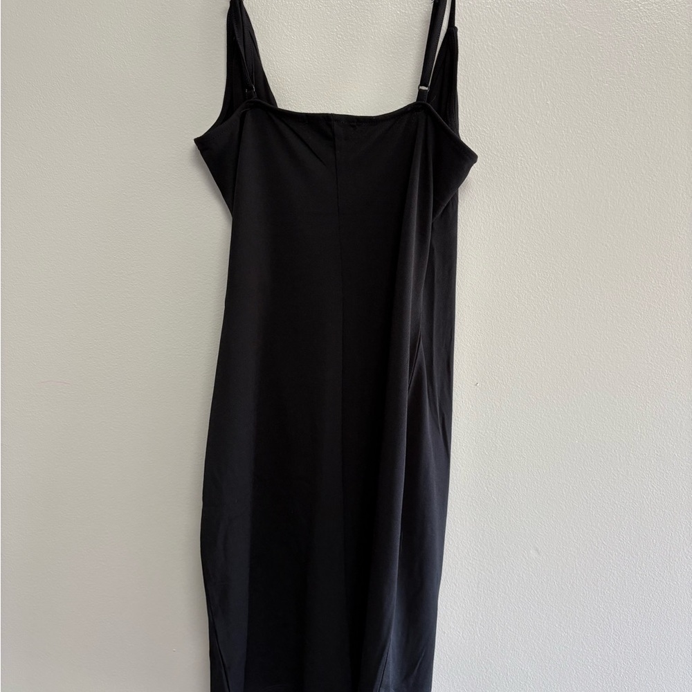 Ambiance Black Draped Dress - Picture 3 of 3